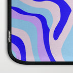 lavender zebra stripes Laptop Sleeve Gallery Image 3