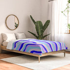 lavender zebra stripes Comforter Gallery Image 2