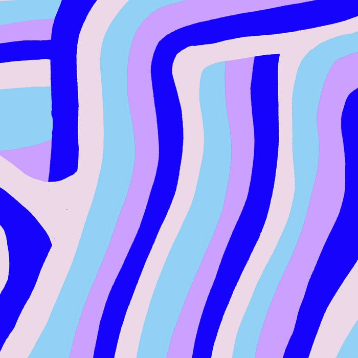 lavender zebra stripes Coffee Mug Gallery Image 2