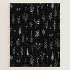 Black wildflowers Jigsaw Puzzle Gallery Image 1