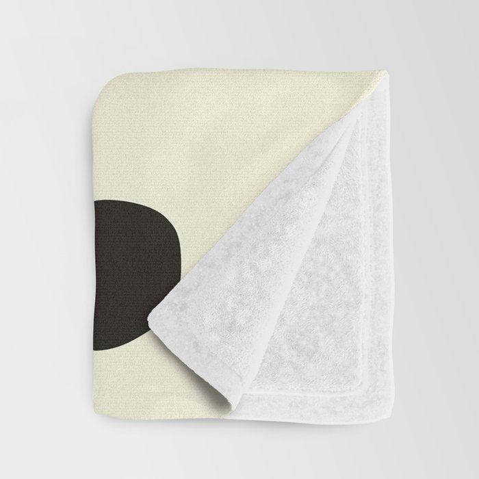 Minimalist Black Cat 2 Throw Blanket Gallery Image 3