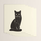Minimalist Black Cat 2 Wrapping Paper Gallery Image 3