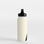 Minimalist Black Cat 2 Water Bottle Gallery Image 3