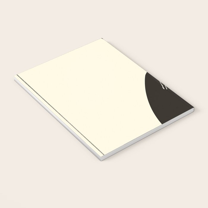 Minimalist Black Cat 2 Notebook Gallery Image 3