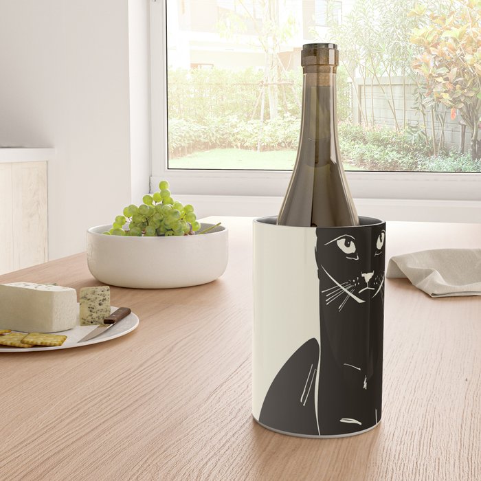 Minimalist Black Cat 2 Wine Chiller Gallery Image 4