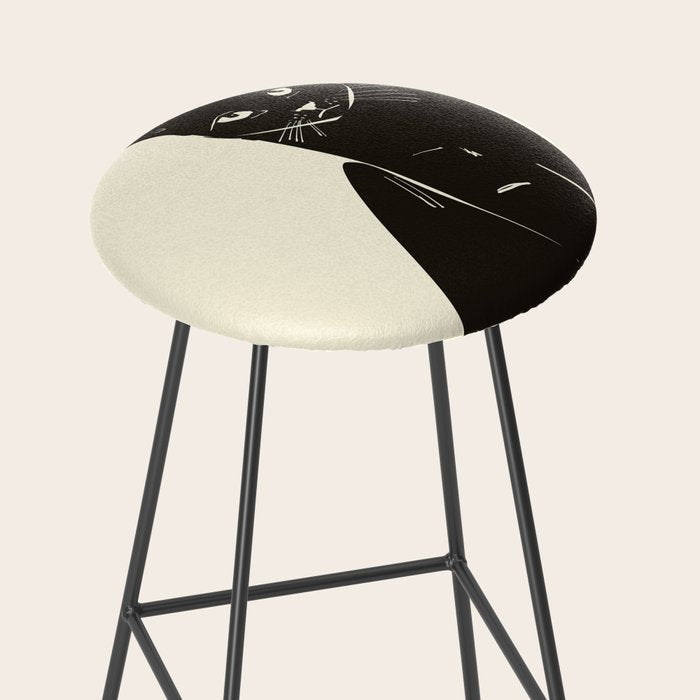 Minimalist Black Cat 2 Stool Gallery Image 2
