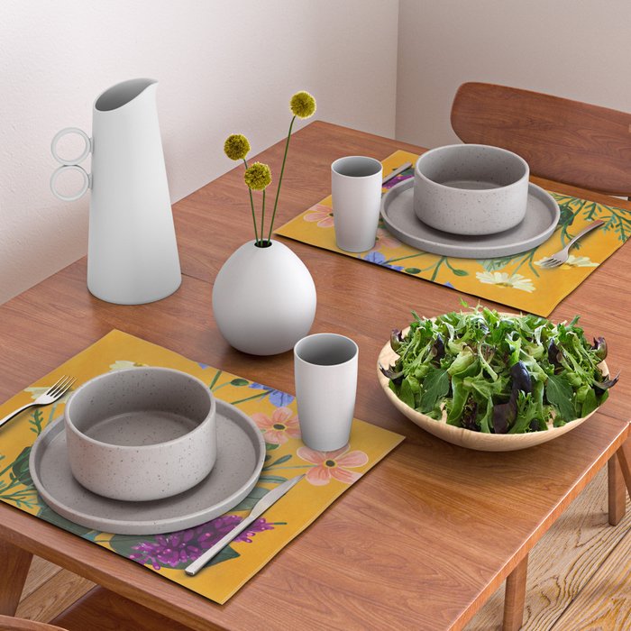 Summer Flowers 8 Placemat Gallery Image 2