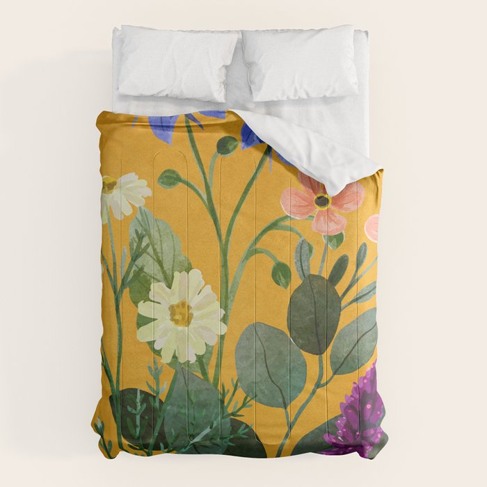 Summer Flowers 8 Comforter Gallery Image 6