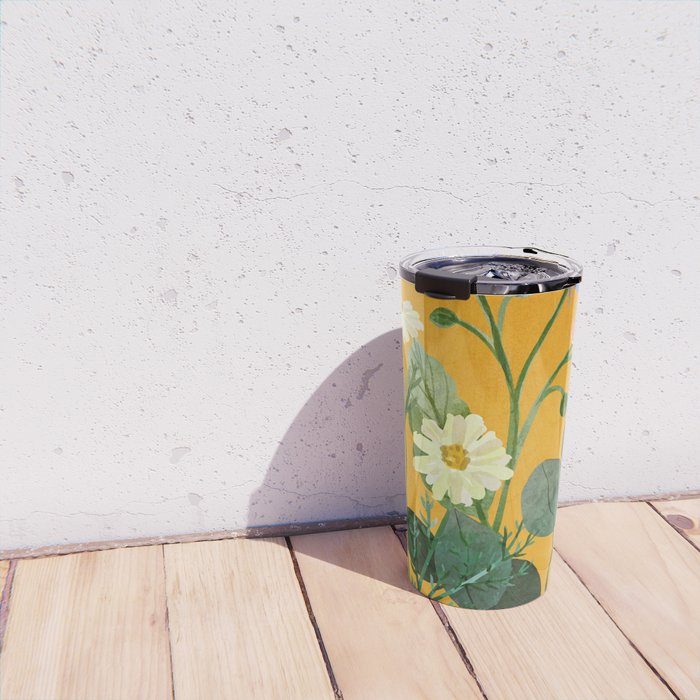 Summer Flowers 8 Travel Mug Gallery Image 4