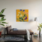 Summer Flowers 8 Wood Wall Art Gallery Image 2