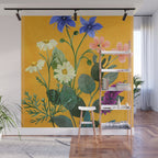 Summer Flowers 8 Wall Mural Gallery Image 1