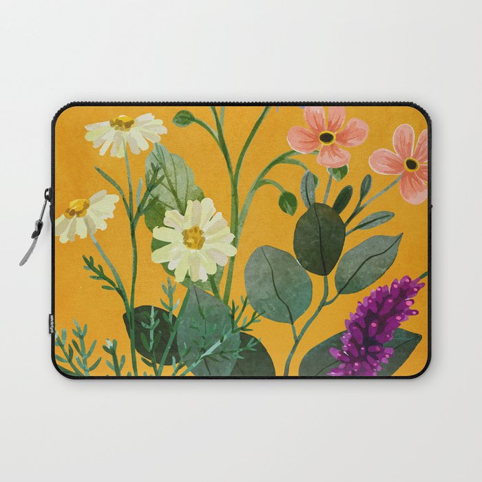 Summer Flowers 8 Laptop Sleeve Gallery Image 1