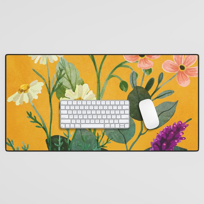 Summer Flowers 8 Desk Mat Gallery Image 1