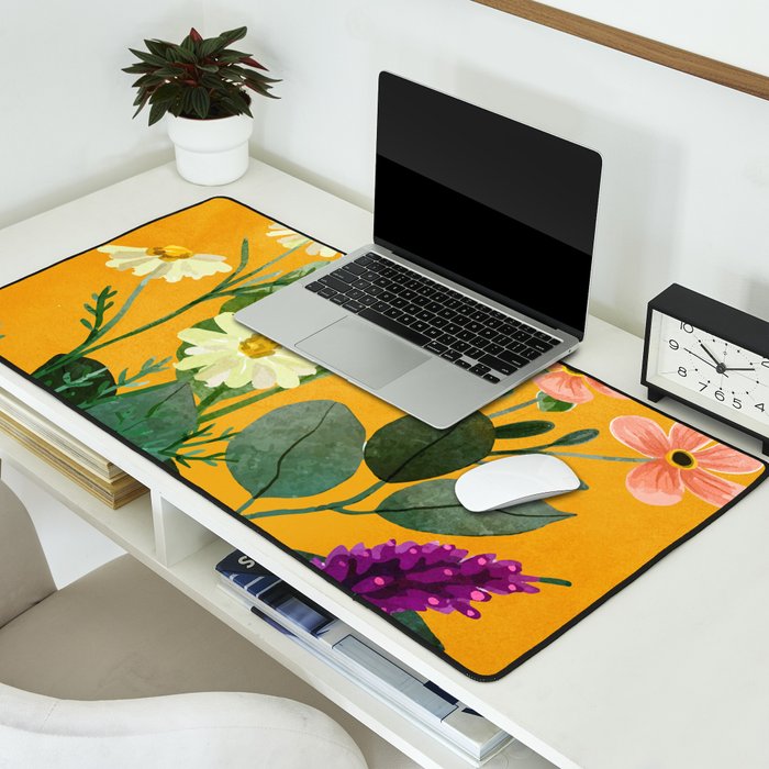 Summer Flowers 8 Desk Mat Gallery Image 2