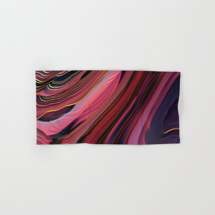 Plum Abstract Towels Gallery Image 1