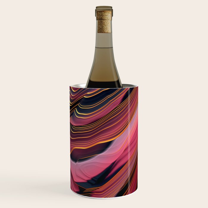 Plum Abstract Wine Chiller Gallery Image 2