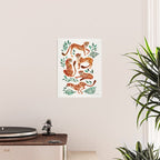 Cheetah Collection - Orange & Green Palette Poster Gallery Image 2