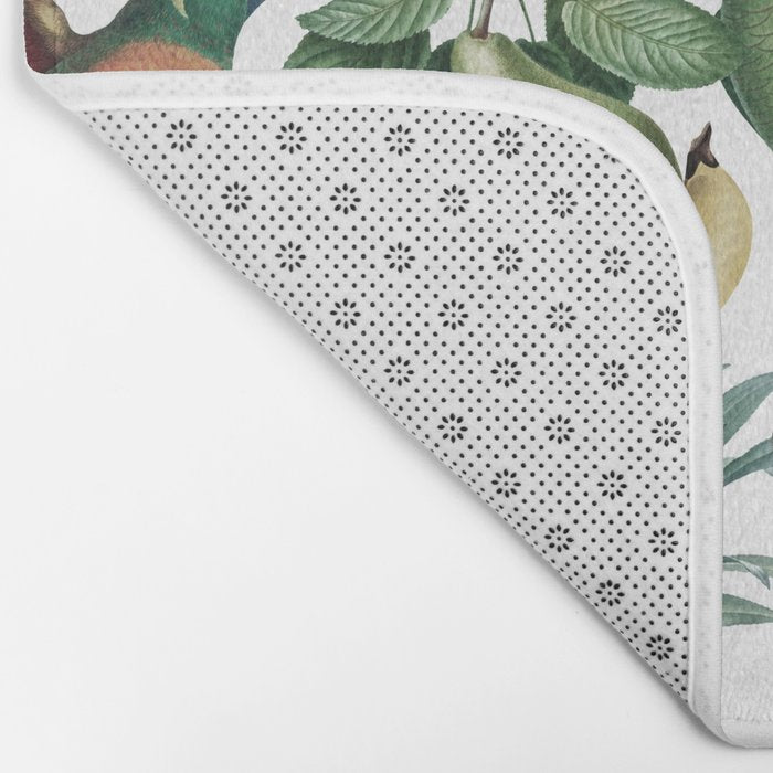 Tropical Vintage Floral and Fauna Bath Mat Gallery Image 2