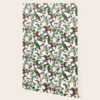 Tropical Vintage Floral and Fauna Wallpaper Gallery Image 2