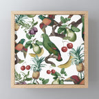 Tropical Vintage Floral and Fauna Mini Art Print Gallery Image 1