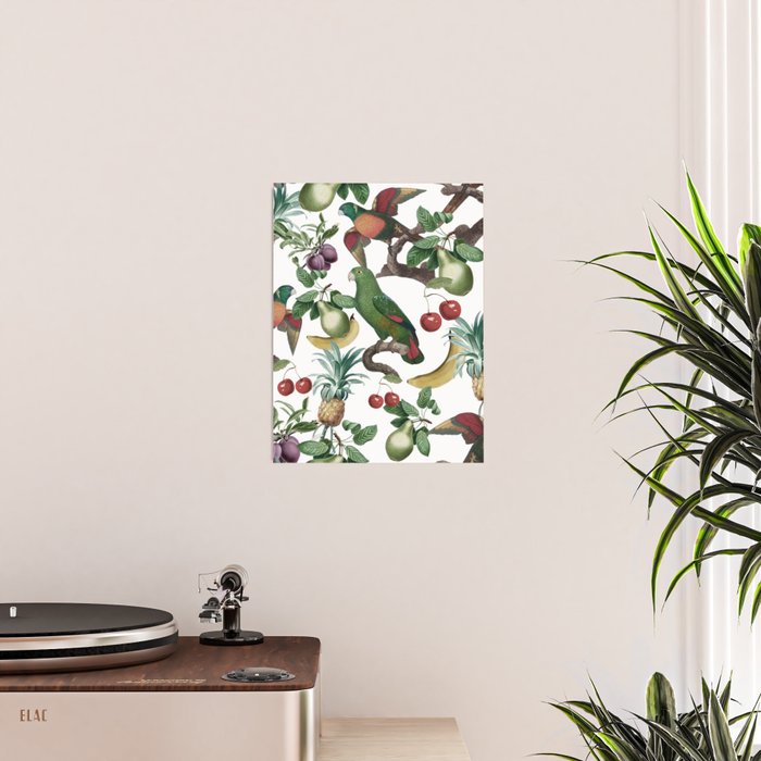 Tropical Vintage Floral and Fauna Poster Gallery Image 2