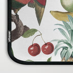 Tropical Vintage Floral and Fauna Laptop Sleeve Gallery Image 3