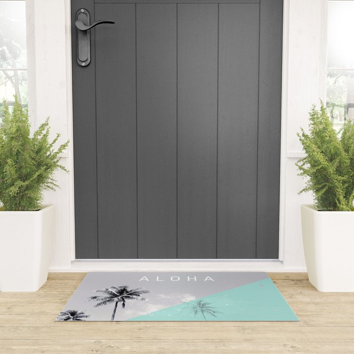 Island vibes retro - Aloha Welcome Mat Gallery Image 3