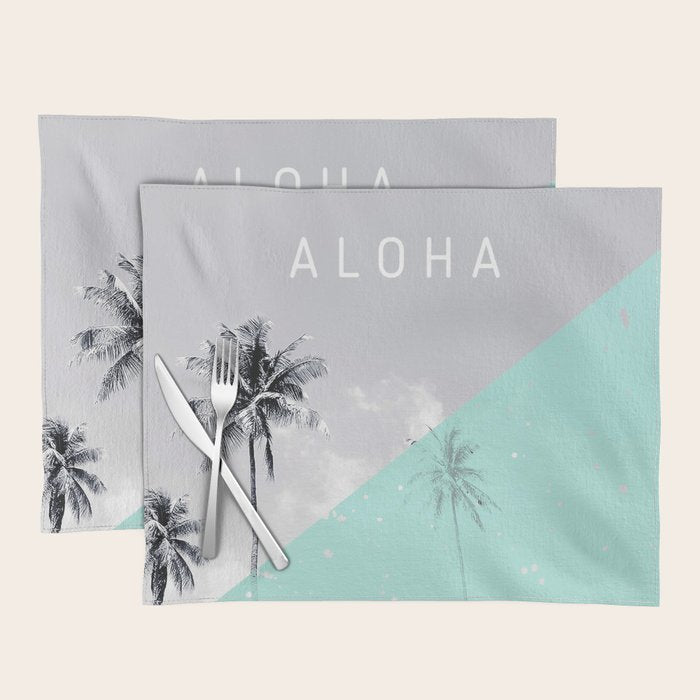 Island vibes retro - Aloha Placemat Gallery Image 1