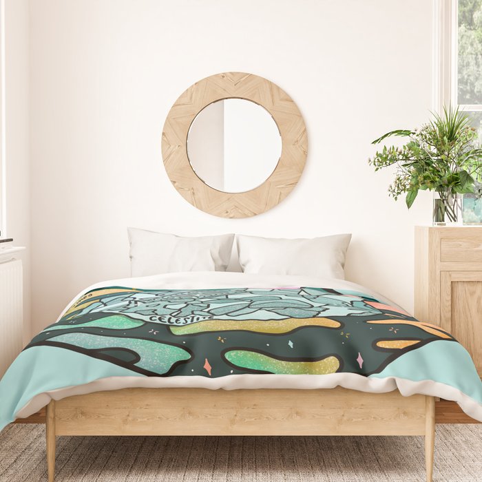 Aquarius Crystal Duvet Cover Gallery Image 3