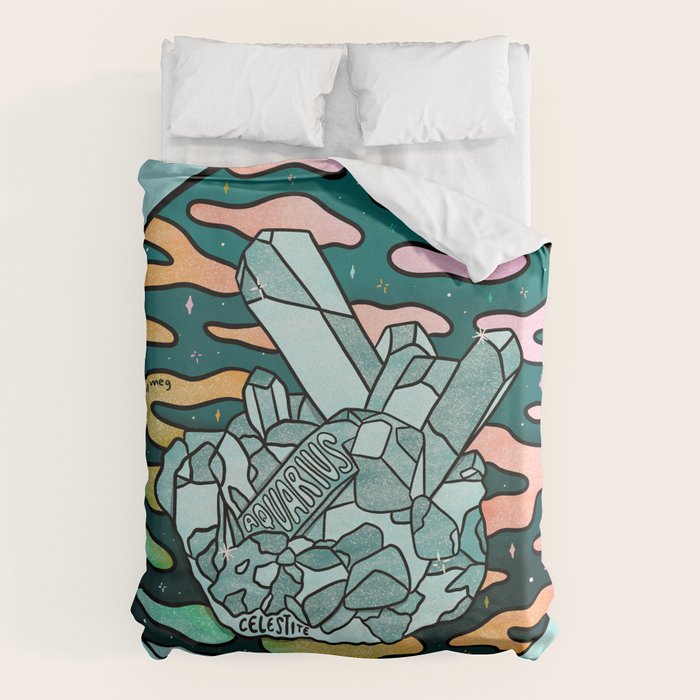 Aquarius Crystal Duvet Cover Gallery Image 1