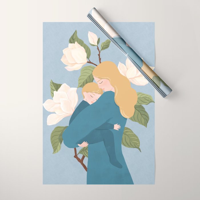 Mother's Touch (blond) Wrapping Paper Gallery Image 1