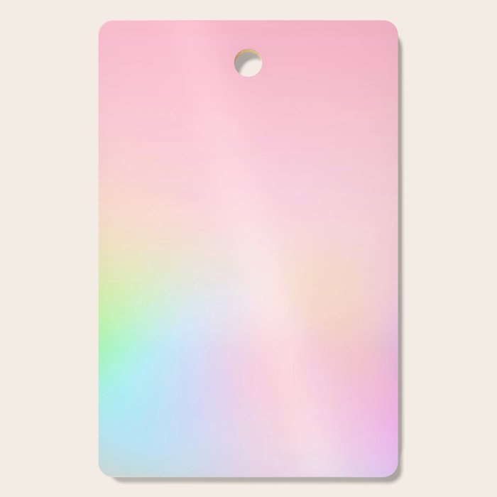 Day Dream on Pink pastel gradient Cutting Board Gallery Image 1