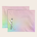 Day Dream on Pink pastel gradient Placemat Gallery Image 1