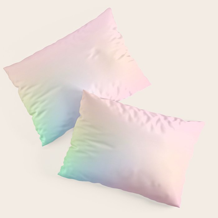 Day Dream on Pink pastel gradient Pillow Sham Gallery Image 3