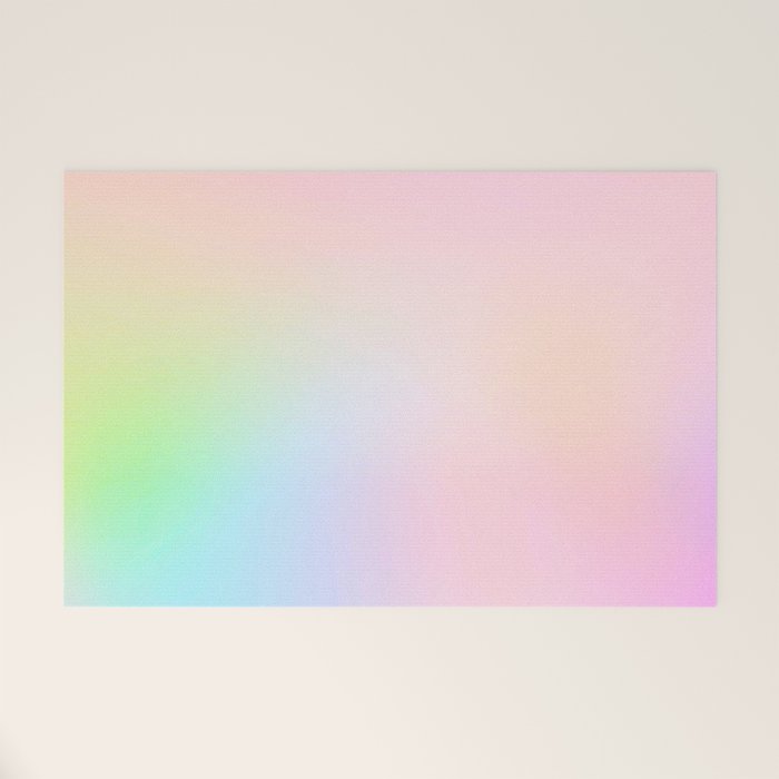 Day Dream on Pink pastel gradient Welcome Mat Gallery Image 1