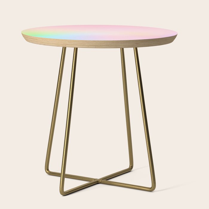 Day Dream on Pink pastel gradient Side Table Gallery Image 1