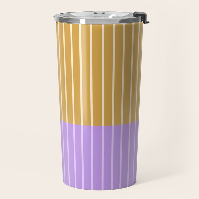 Color Block Line Abstract XLIII Travel Mug Gallery Image 2
