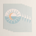 Seafoam Sunset Wrapping Paper Gallery Image 3