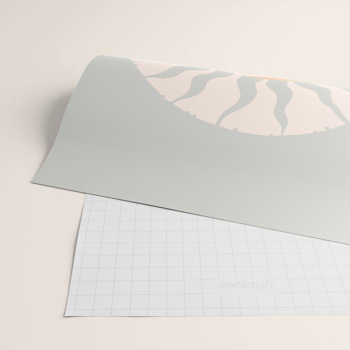 Seafoam Sunset Wrapping Paper Gallery Image 2
