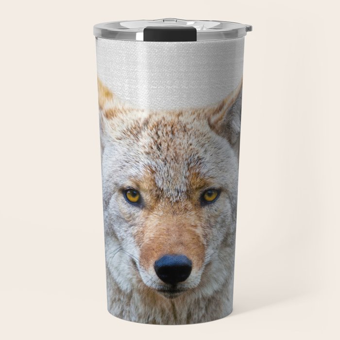 Coyote - Colorful Travel Mug Gallery Image 1