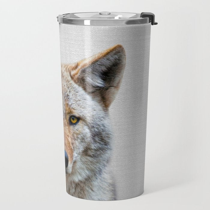 Coyote - Colorful Travel Mug Gallery Image 2