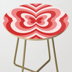 Retro 70s Butterfly in Red Side Table Gallery Image 2