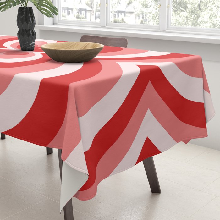 Retro 70s Butterfly in Red Tablecloth Gallery Image 3