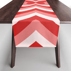 Retro 70s Butterfly in Red Table Runner Gallery Image 1