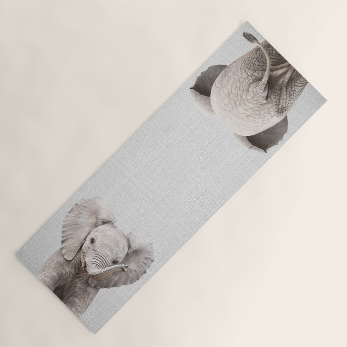 Baby Elephant - Colorful Yoga Mat Gallery Image 1