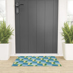 Cuboid Geometric Abstract Shapes Pattern XXVII Welcome Mat Gallery Image 3