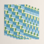 Cuboid Geometric Abstract Shapes Pattern XXVII Wrapping Paper Gallery Image 3