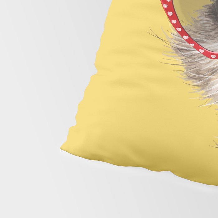 Fashion Hipster Ostrich in Yellow Pillow Sham Gallery Image 4