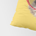 Fashion Hipster Ostrich in Yellow Pillow Sham Gallery Image 4
