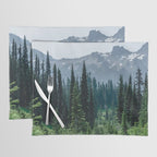 Mount Rainier Adventure III - Pacific Northwest Mountain Forest Wanderlust Placemat Gallery Image 1